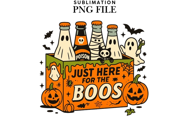 Boos png design for T-shirts