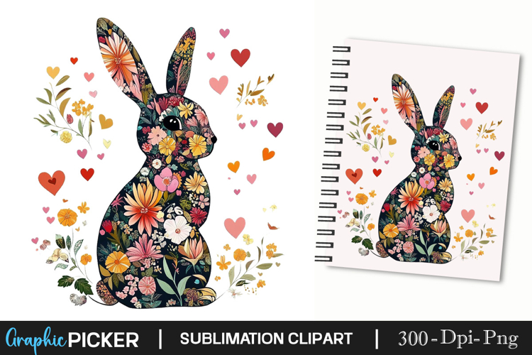 Easter Bunny Silhouette Image 6
