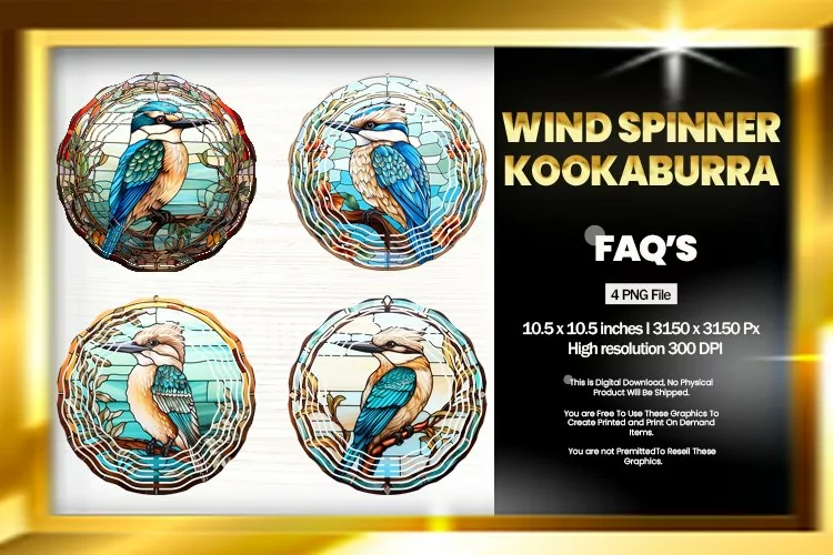 Kookaburra Wind Spinner Sublimation - 04 Variations