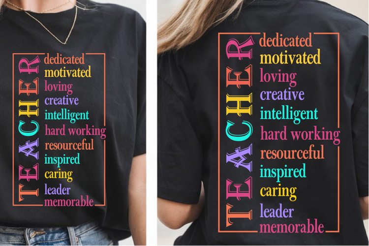 Teacher SVG, Back to School SVG, Teacher PNG Design example image 1