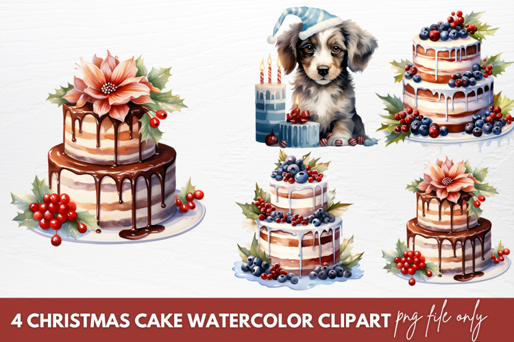 Christmas Watercolor Clipart Image 20