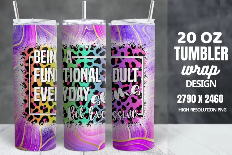 Funny Quotes 20oz Skinny Tumbler Sublimation, Sarcastic