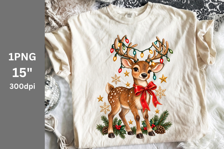 Christmas PNG, Reindeer PNG, Winter PNG