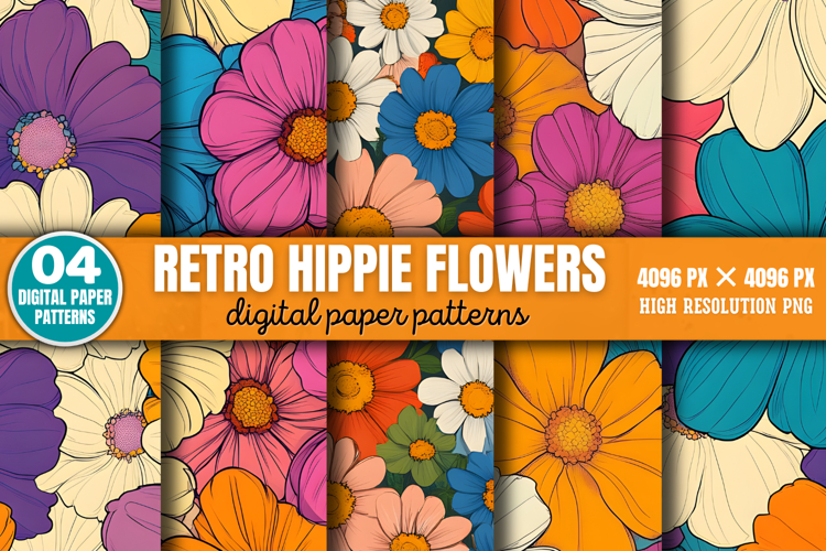 70s Hippie Background Image 24