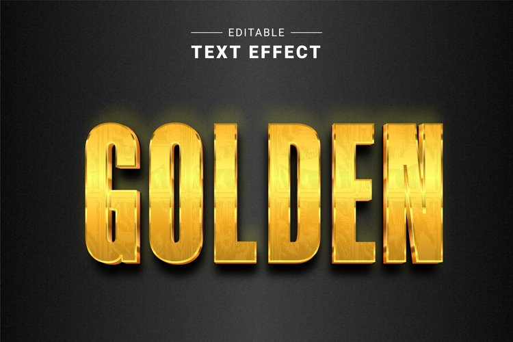 Editable Text Effect for Illustrator. Vector Graphic styles