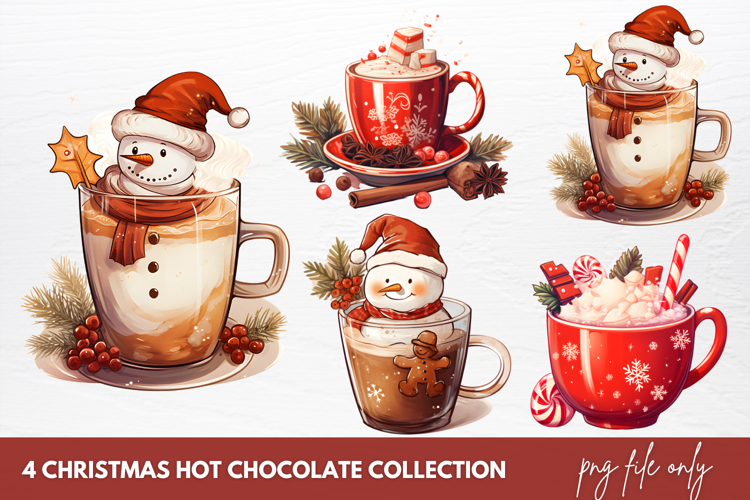 Christmas Watercolor Clipart Image 7