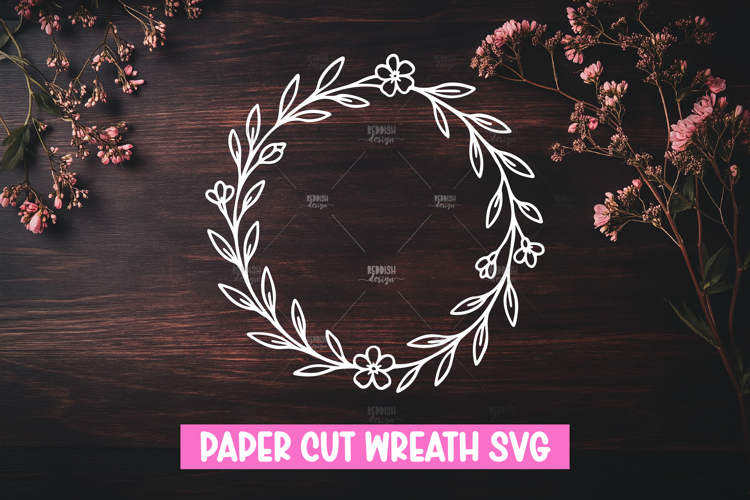 Floral Wreath Svg Image 13