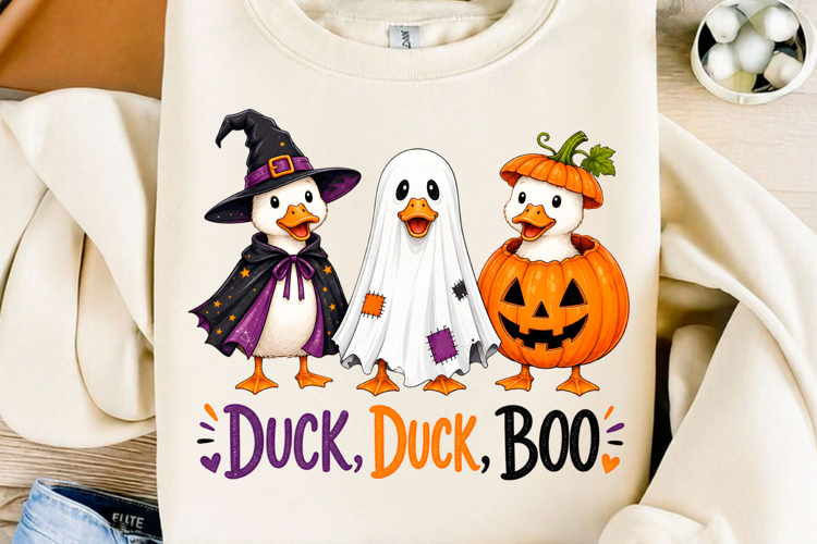 Duck Duck Boo Halloween Halloween PNG