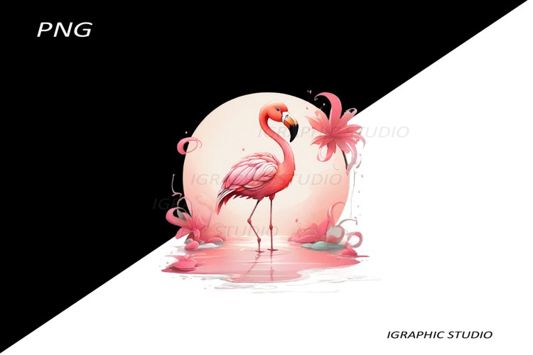 Flamingo Clipart Image 22
