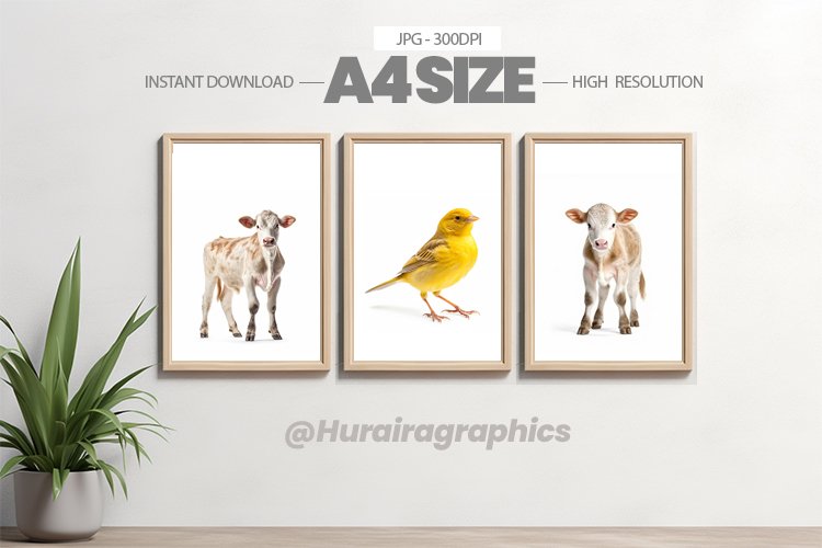 Animal Wall Art - 03 Variations example image 1