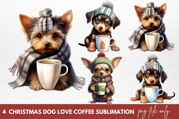 Christmas Dog Clipart Image 12
