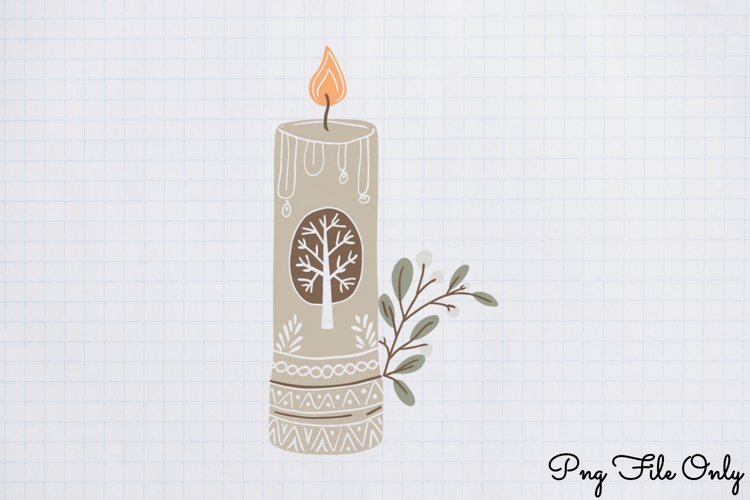 Boho Christmas Clipart Image 9