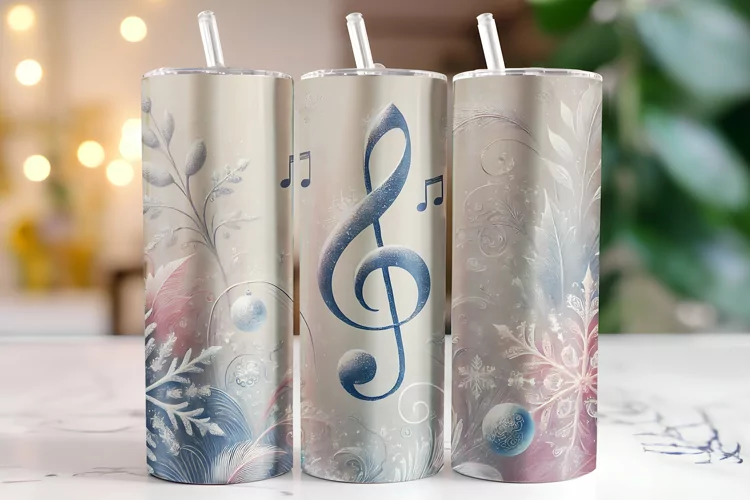 Music Tumbler Wrap | Sublimation | Tumblers