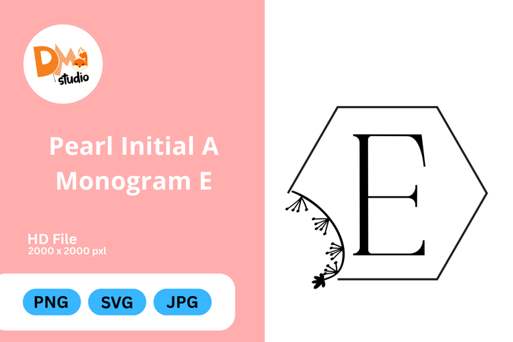 Pearl Monogram Svg
