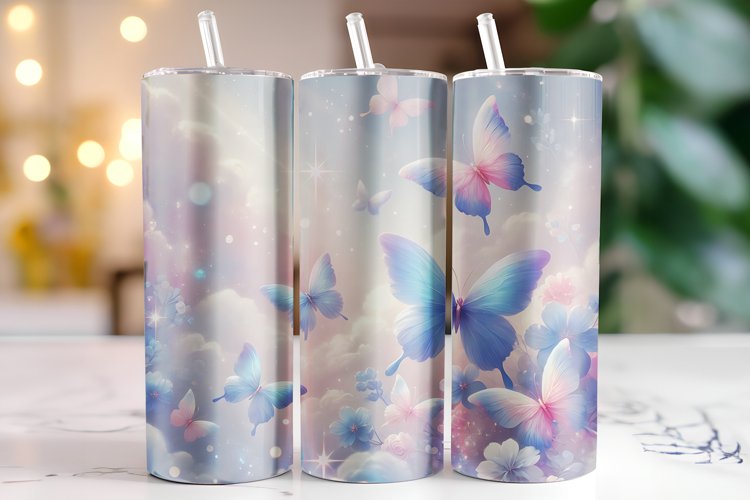 Butterfly Tumbler Wrap | Sublimation | Tumblers