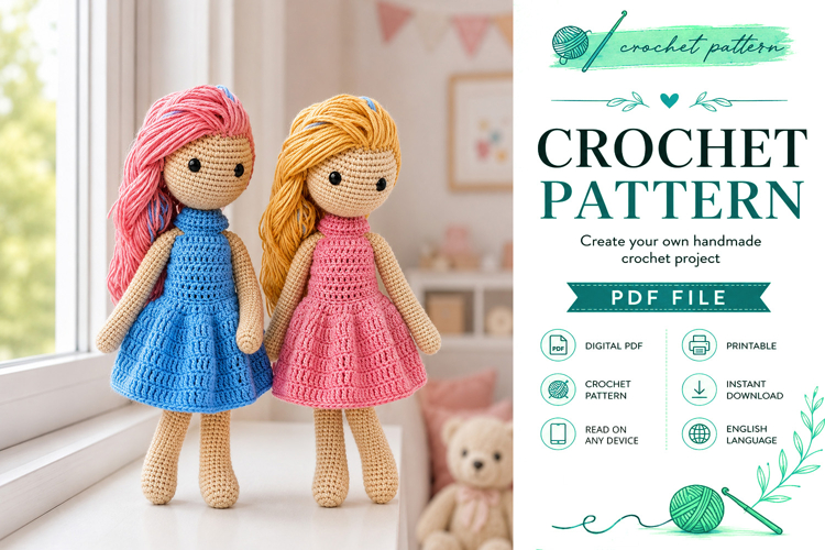 Dolly Amigurumi Crochet Pattern PDF
