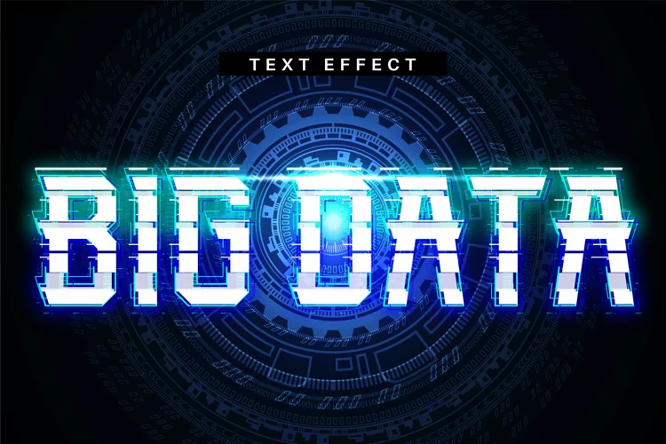 Editable Text Effect for Illustrator. Vector Graphic styles