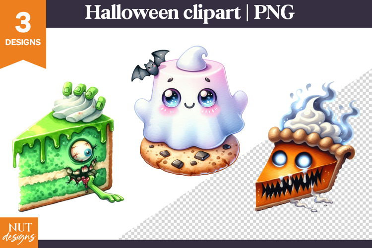 Cute Halloween Clipart Creepy Halloween Sweets Clipart