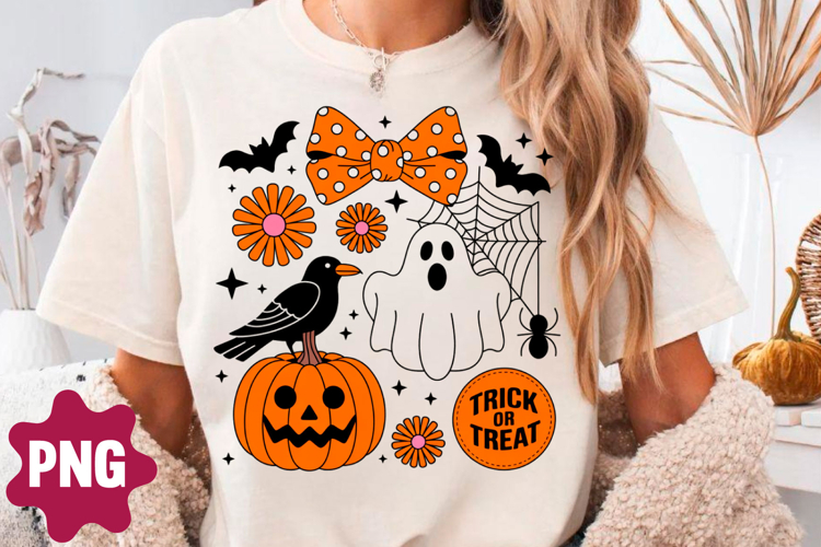 Funny Trick or Treat Ghost | Halloween Png