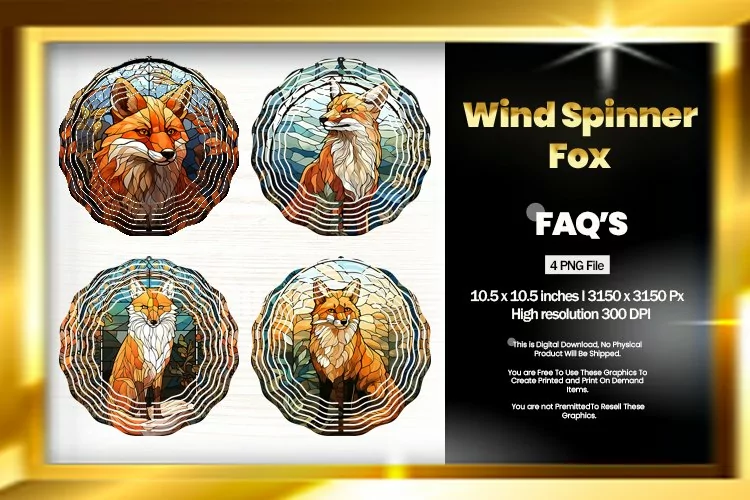 Fox Wind Spinner Sublimation - 04 Variations