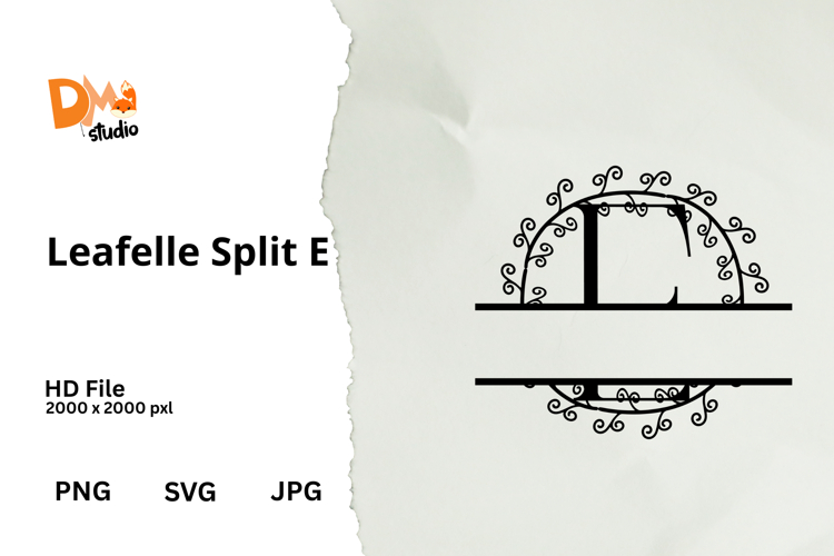 Leafelle Split Monogram