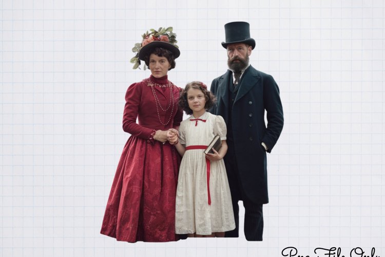 Victorian Christmas Sublimation Clipart PNG