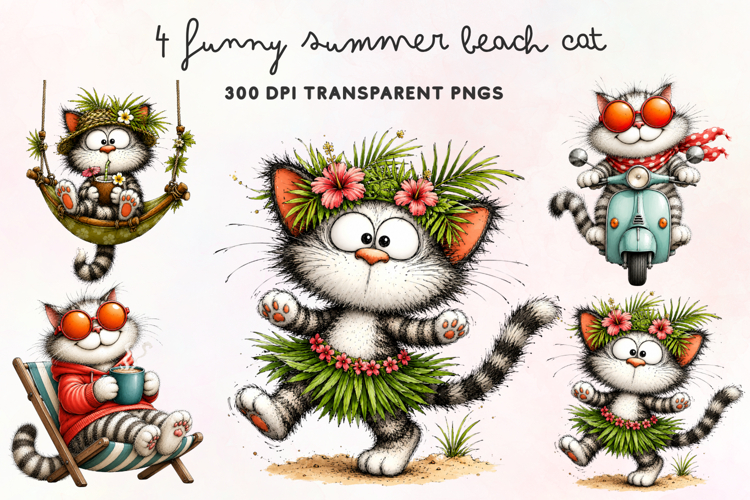 Cute Cat Illustration Image 19