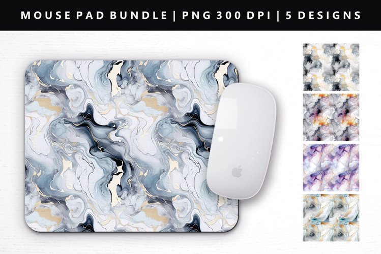 Alcohol Ink Mouse Pad Design | Mouse Pad Sublimation PNG example image 1