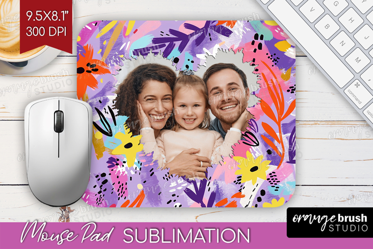 Brush Stroke Photo Mouse Pad PNG - Abstract Texture Picture