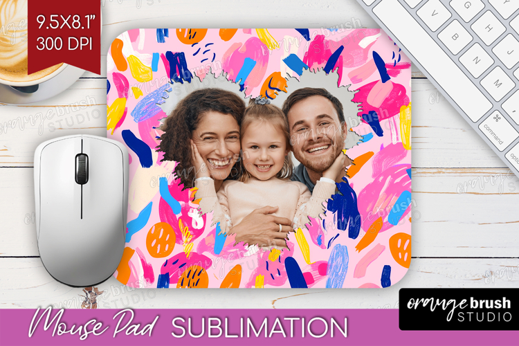 Brush Stroke Photo Mouse Pad PNG - Abstract Texture Picture