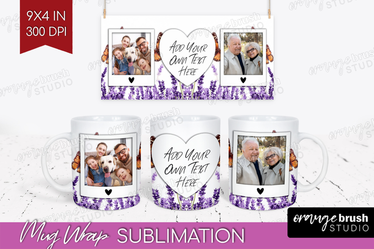 Wildflowers Photo Mug Wrap PNG - Summer Flowers Picture Mug