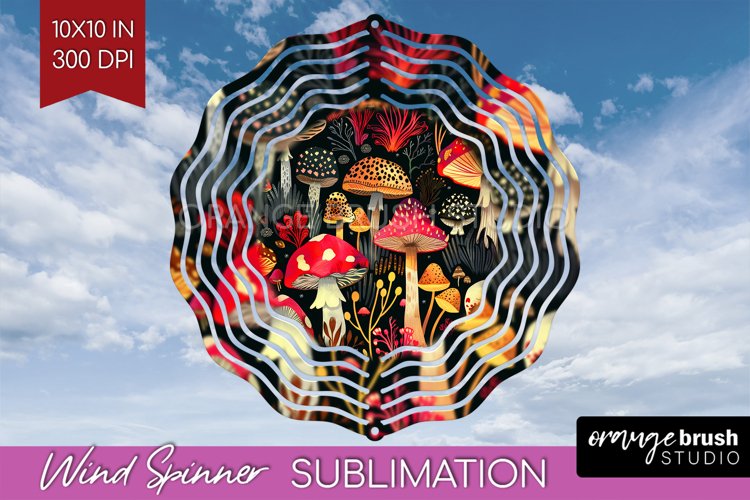 Neon Halloween Wind Spinner, Spooky Wind Spinner Sublimation