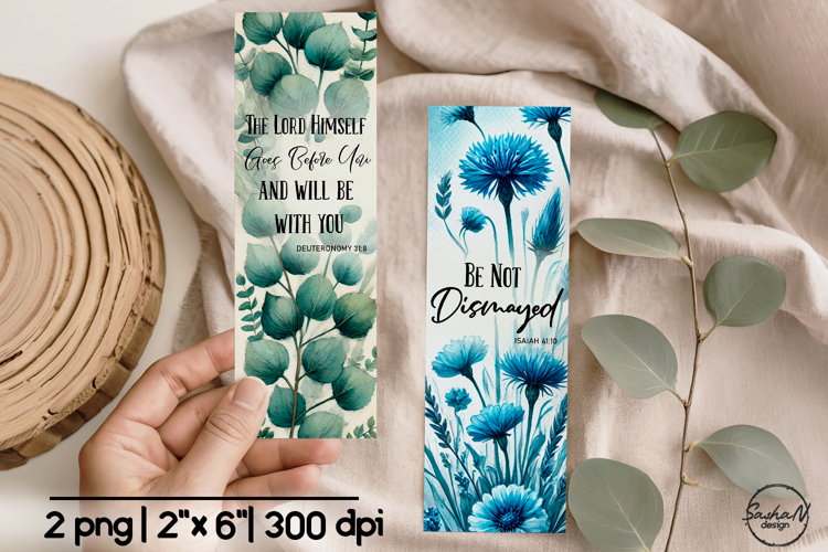 Printable Christian bookmark, Bookmark sublimation