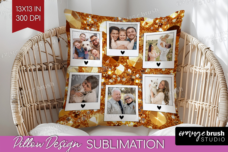 Gem Texture Photo Pillow PNG - Gemstone Picture Frame Pillow