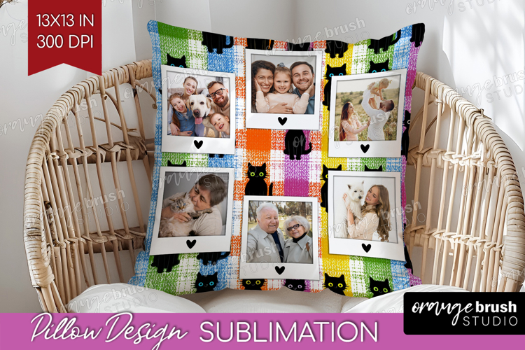 Halloween Photo Pillow PNG - Spooky Picture Frame Pillow
