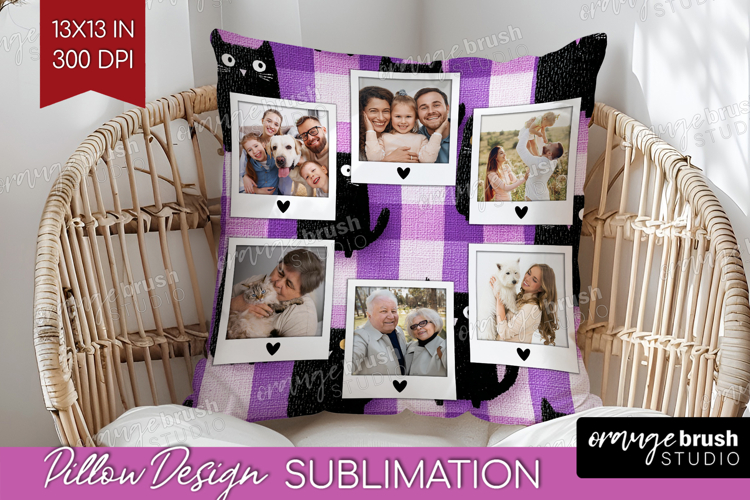 Halloween Photo Pillow PNG - Spooky Picture Frame Pillow