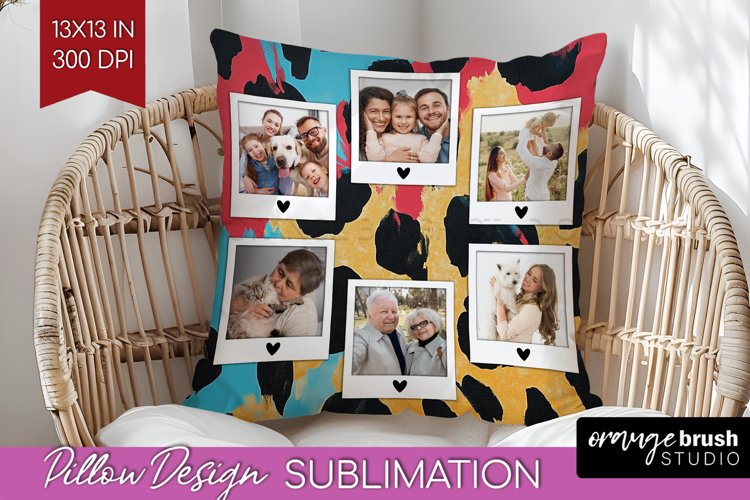 Leopard Print Photo Pillow PNG - Animal Pattern Picture