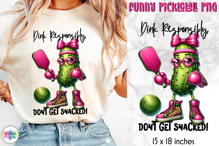 Cute Pickleball Sublimation, Funny Pickleball PNG