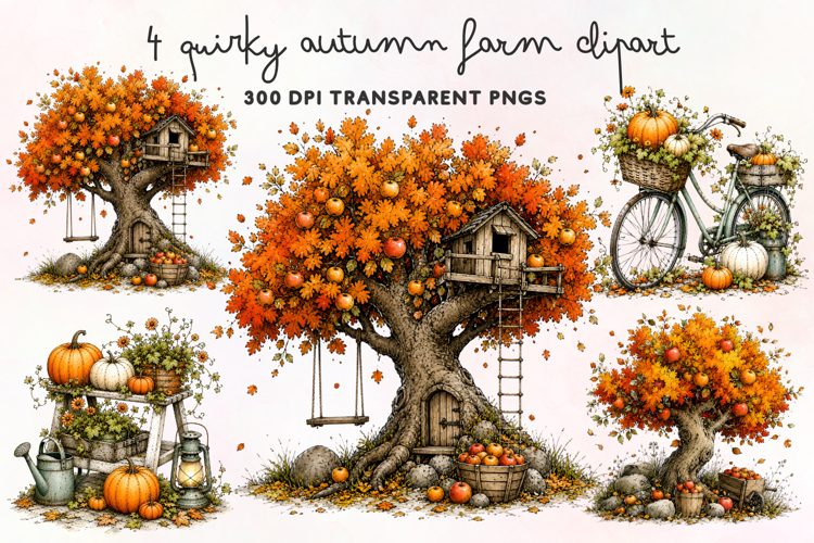 Farmhouse Animals Clipart Image 19
