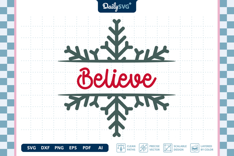 Winter Snowflake SVG