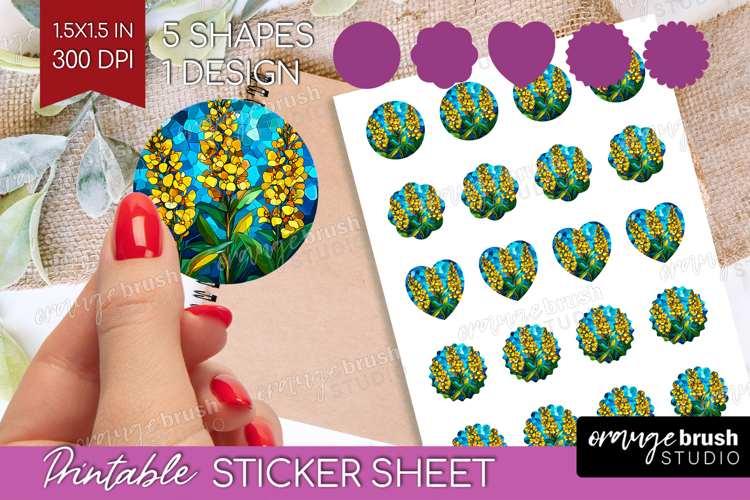 Stained Glass Printable Image 9