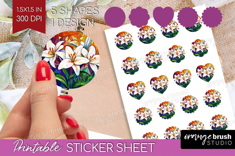 Stained Glass Printable Image 20