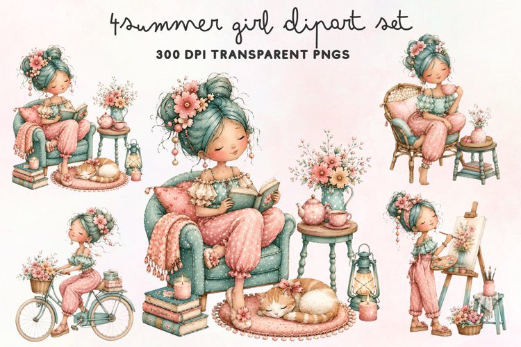 Summer Watercolor Clipart Image 5