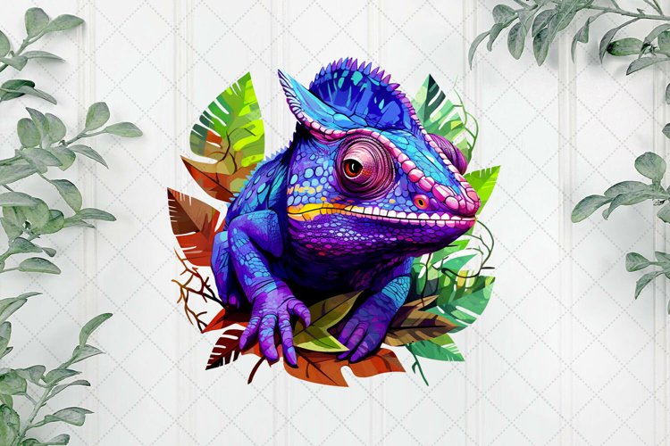 Tropical Vibrant Purple Sublimation example image 1