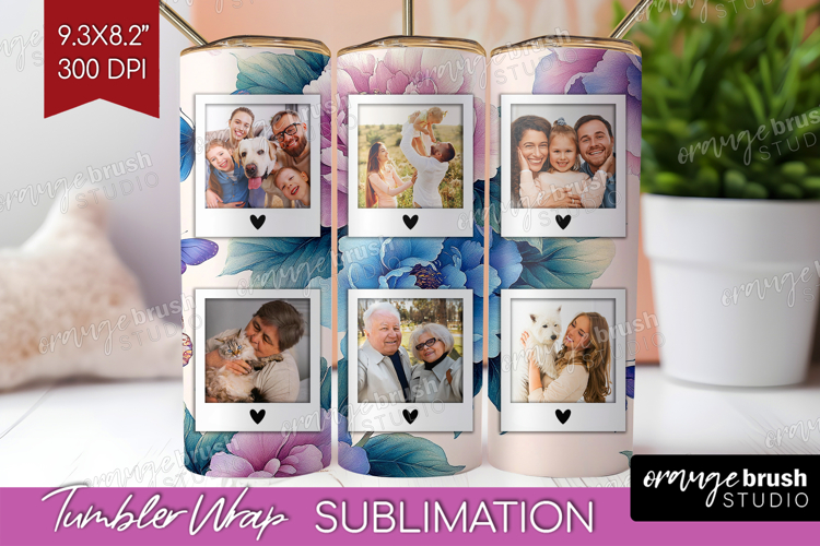 Floral Photo Tumbler PNG - Sping Flowers Picture Tumbler