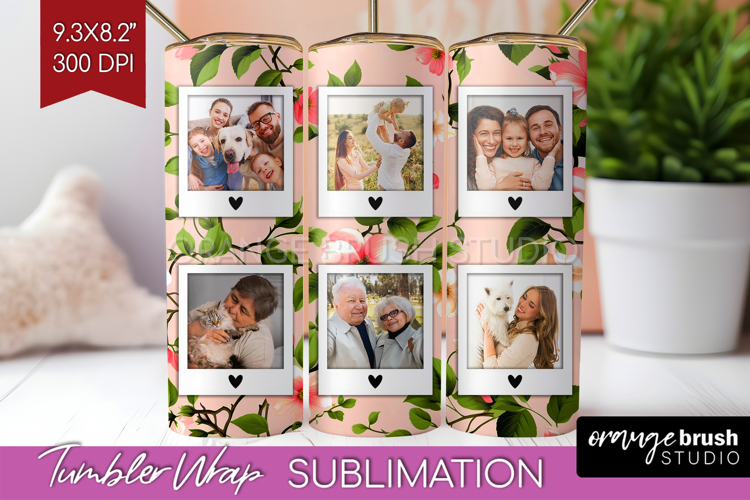 Spring Photo Tumbler PNG - Flowers Picture Tumbler Wrap