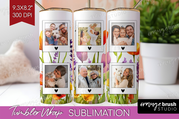 Wildflowers Photo Tumbler PNG - Summer Flowers Picture Wrap