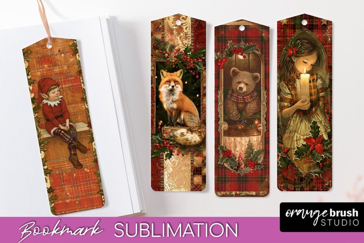 Printable Christmas Bookmark Image 19
