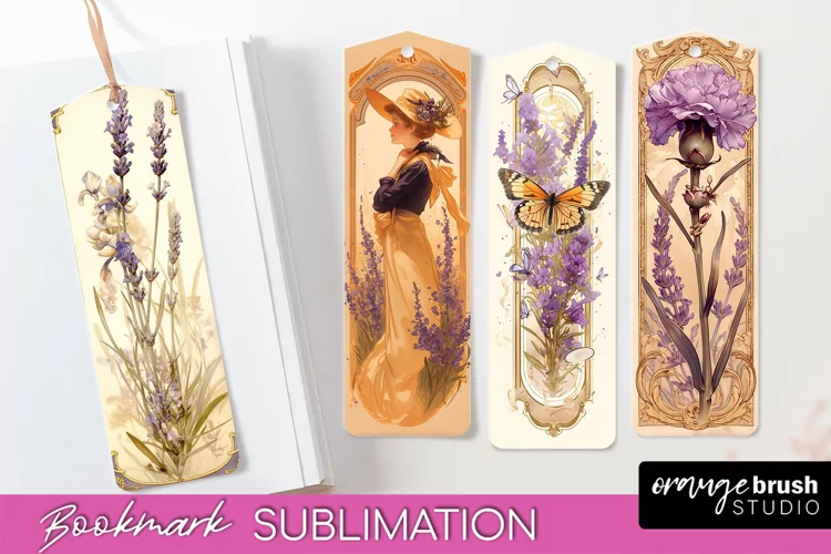 Vintage Scrapbook Bookmark Sublimation - Ephemera Bookmarks