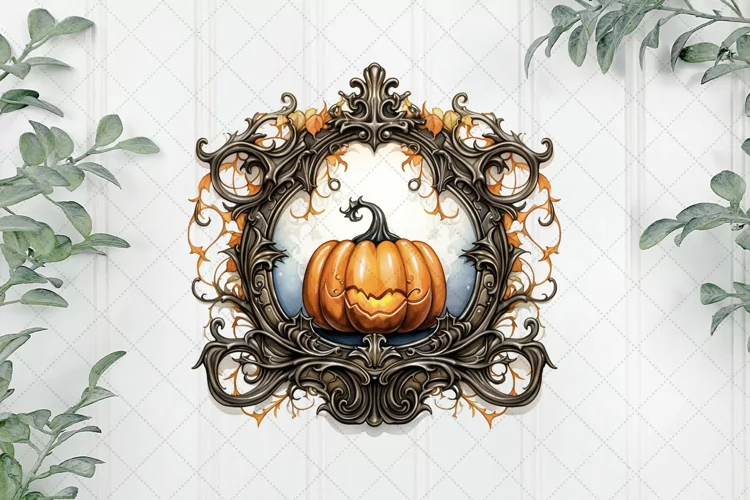 Vintage Halloween Sublimation Clipart